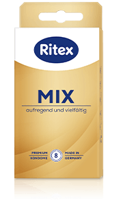 Ritex Mix - aufregend und vielfältig - intensive Liebe und mehr Abwechslung Ritex Mix Kondome aufregend vielfältig